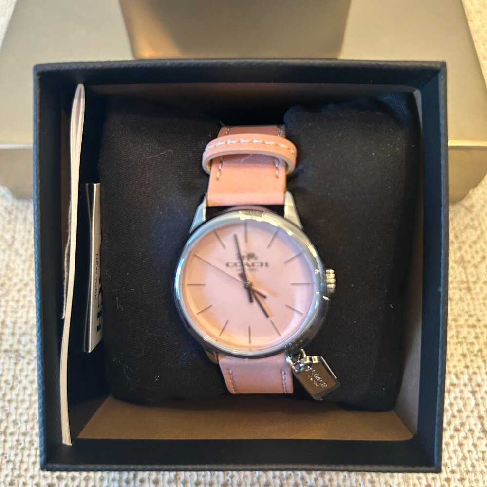 Coach Ruby Series Quartz Digital Gold Dial Watch - Picture 2 of 6